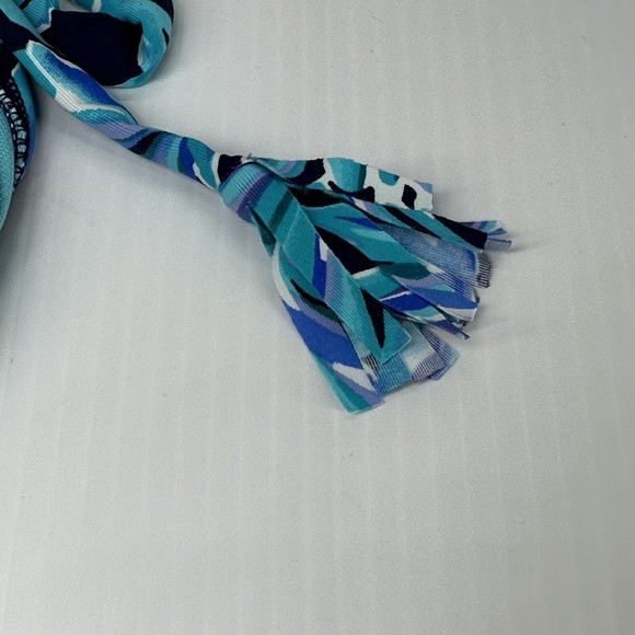 Lilly Pulitzer In Too Deep Guava Triangle Bikini Top Sz 2 Swimsuit - Picture 4 of 7